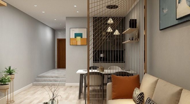 公寓房60平米现代风格小户型装修案例