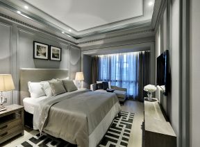 现代欧式卧室效果图 现代欧式卧室 卧室设计效果图片
