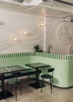 70平米小餐厅简约清新风格装修案例