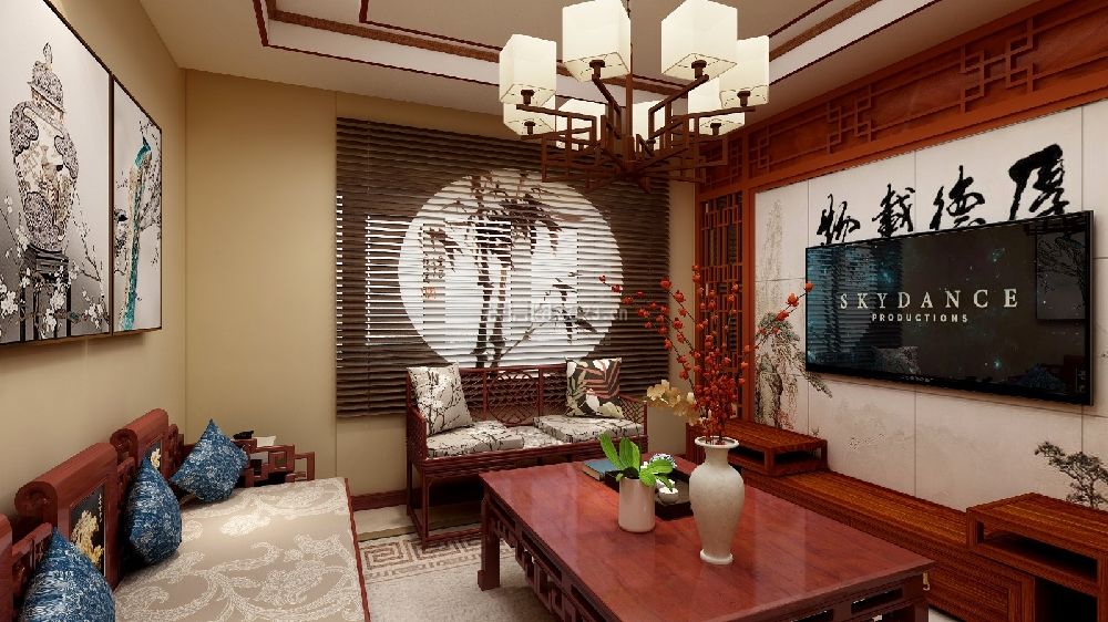 中式客厅装修设计 中式客厅装修案例