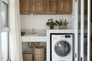 [厦门喜迎门装饰]洗衣机除了放卫生间还可以怎么放？
