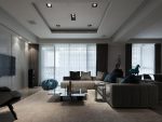 远锦国际现代风格148平米三居室装修设计图案例