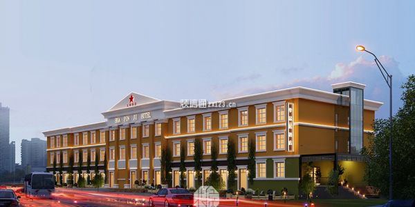 精品酒店现代风格3000㎡设计方案