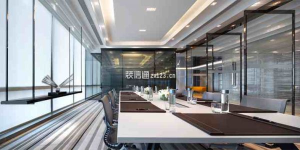 沙井共和办公室中式风格1000㎡设计方案