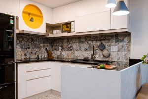 [美平方装饰]小户型厨房设计方案 巧妙的消除空间的沉闷和局促感