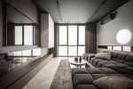 隆鑫港湾国际80平米简约风格二居室装修案例