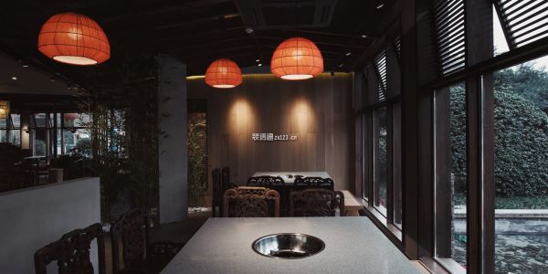 700平中式风格火锅店装修设计案例