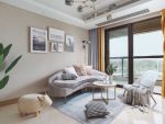 禹洲朗廷湾北欧风格125平米三居室设计效果图案例
