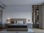 奥体金茂悦现代风格96平米二居室装修设计图案例