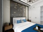 悦岛蓝湾中式风格122平米三居室设计效果图案例