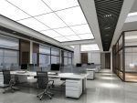 众邦暖通办公室1065平米现代风格装修案例
