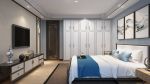 尚品国际106平米新中式风格三居室装修案例