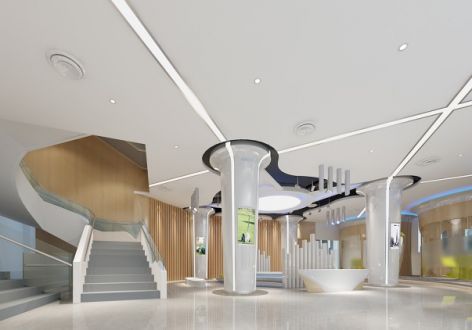 科乐威尔办公楼1300平米现代风格装修案例