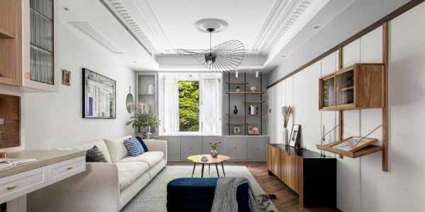 卡萨国际121平米三居室美式风格装修案例