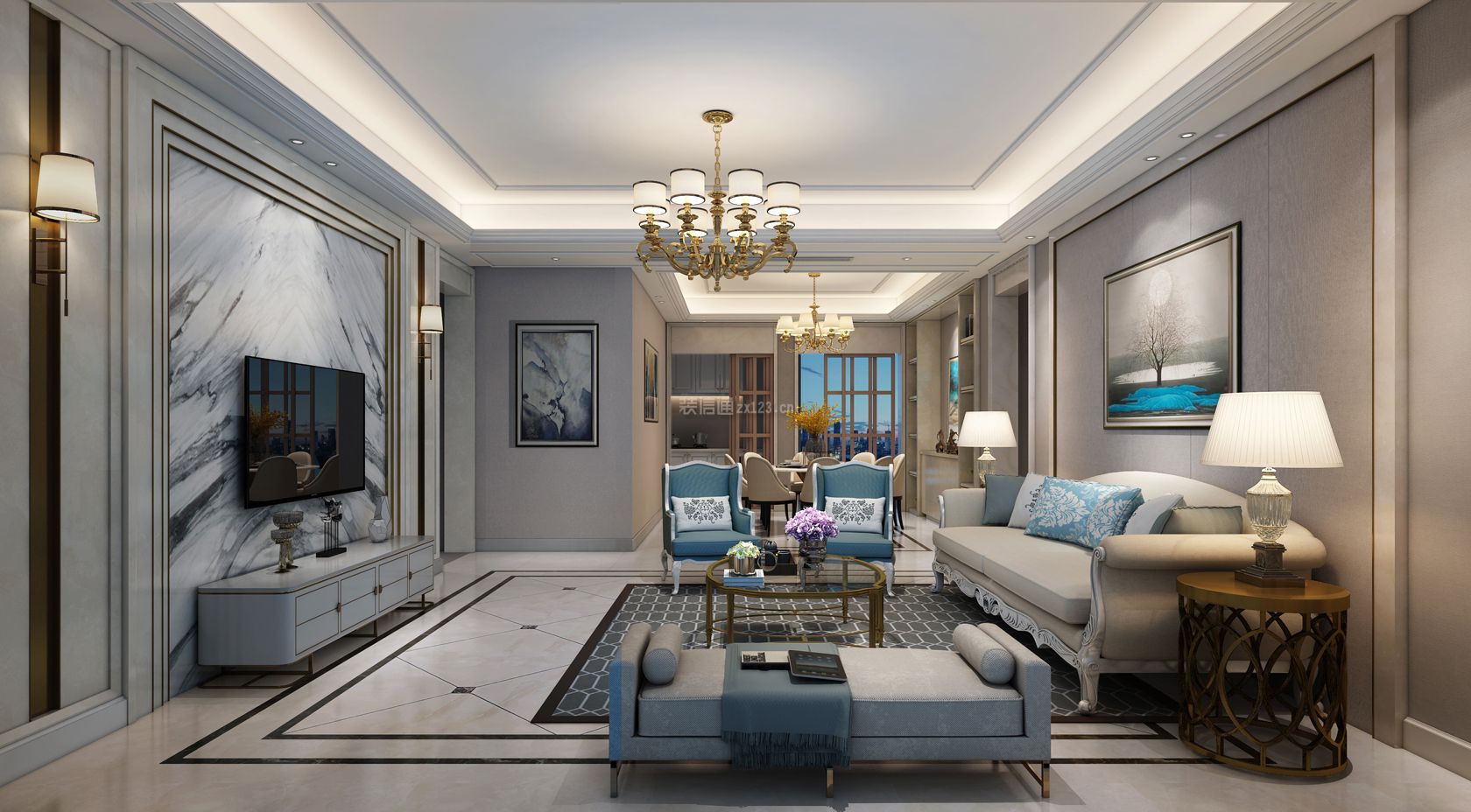 客厅吊顶装修效果图2020 客厅吊顶装修设计