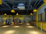 舞蹈培训机构185平米北欧风格装修案例