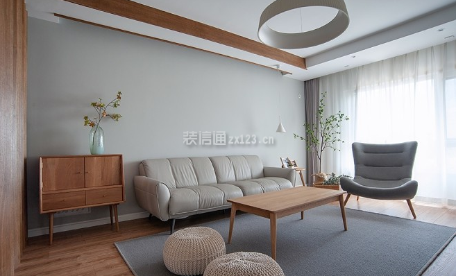 日式客厅吊顶 日式客厅家具图片