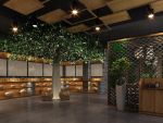 1300平中式风格餐饮店装修设计案例
