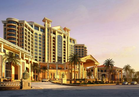 珠海酒店7000平米豪华欧式风装修案例