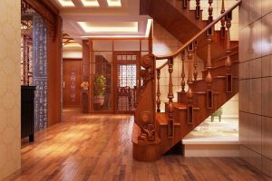 中式别墅楼梯装修