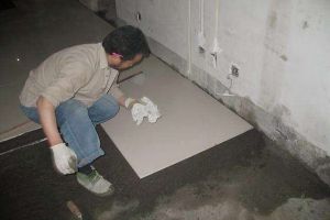 铺贴地板工艺