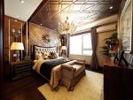 富湾国际三居室118方美式风格装修案例