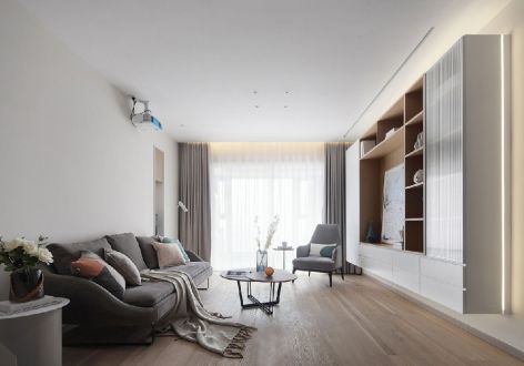 东润国际144㎡四居室现代简约装修案例