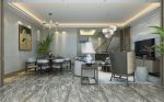 济南温泉小镇新中式风格150平四居室装修效果图案例