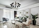 碧桂园·印象花溪美式风格127平米三居室装修效果图案例