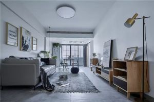 [青岛颐和庭装饰]96平米北欧风格简约设计，清新舒适的家居氛围