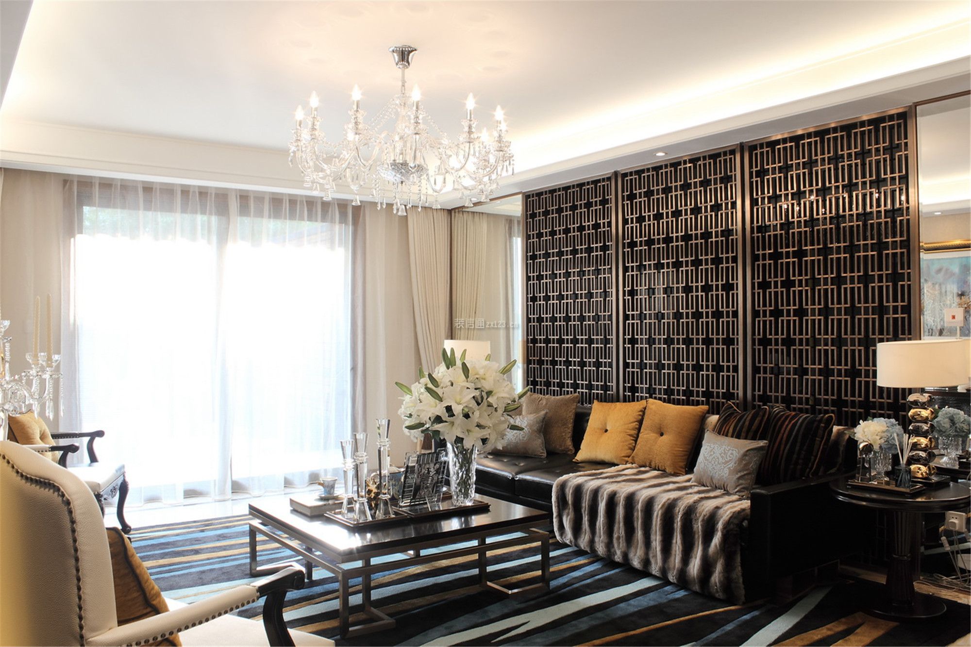 客厅吊灯装修效果图 客厅吊灯灯具