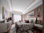 滨海君天下新中式风格155平米四居室装修效果图案例