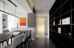 悦岛蓝湾现代风格140平米三居室装修效果图案例