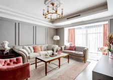 【宝鸡装修公司】130㎡三居室现代美式风格，优雅与舒适温馨的家！