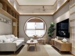 中海凯旋日式风格118平米三居室装修案例