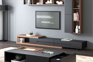 [珠海佳鸿饰界装饰]电视机柜尺寸与电视柜的高度怎么选择