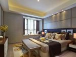 颐华府港式风格122平米三居室装修设计图案例