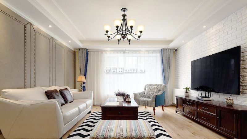美式风格客厅沙发 美式风格客厅家具 