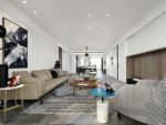 禹洲领海现代简约风格128平米三居室装修案例