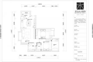 [武汉山水人家装饰]凯旋名邸90平两室两厅一卫现代风装修案例分享