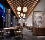 3000㎡新中式风格中餐厅装修案例