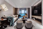 青山翠谷现代风格117平米三居室装修效果图案例