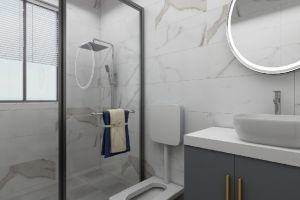 [三亚艾生装饰]装修浴室墙面用什么材料好，有什么注意事项?