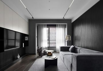 锦绣桃园现代风格120平米三居室装修案例