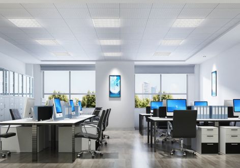 450平现代风格办公室装修设计案例