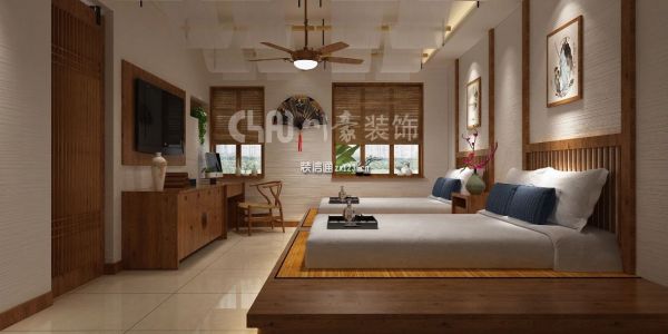 中式民宿中式风格950㎡设计方案