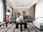 家益·江畔春色新中式风格180平米四居室装修效果图案例