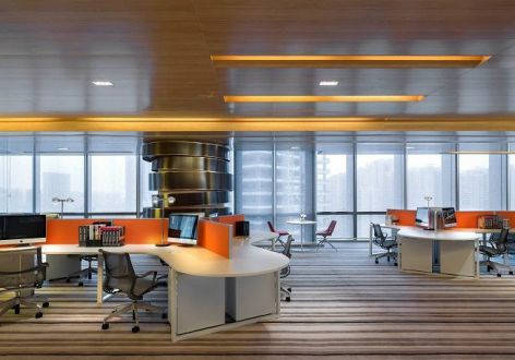 办公室现代风格420平米装修案例