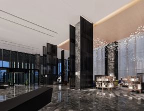 2023济南星级酒店大厅装修设计图