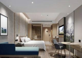 2023济南酒店宾馆客房装修效果图片